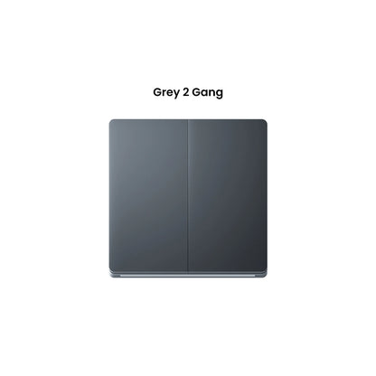 Interruptor de pared Zigbee minimalista de ABS y PC Veltrix