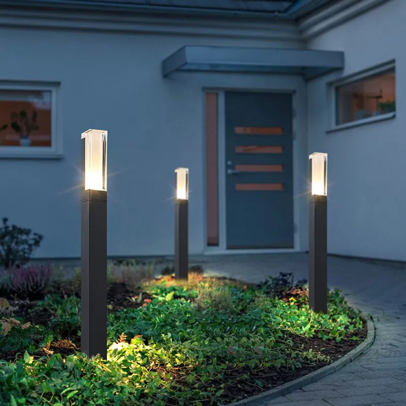 Luz de bolardo LED arquitectónica para jardín
