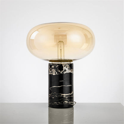 Lámpara de mesa de mármol Yorlan Mid-Century