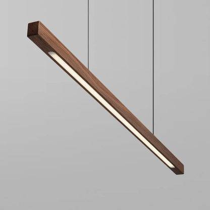 Lámpara colgante moderna de madera escandinava