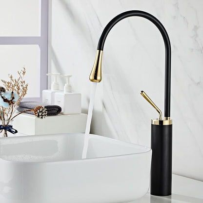 Grifo elegante para lavabo – Diseño moderno y artesanía de alta calidad