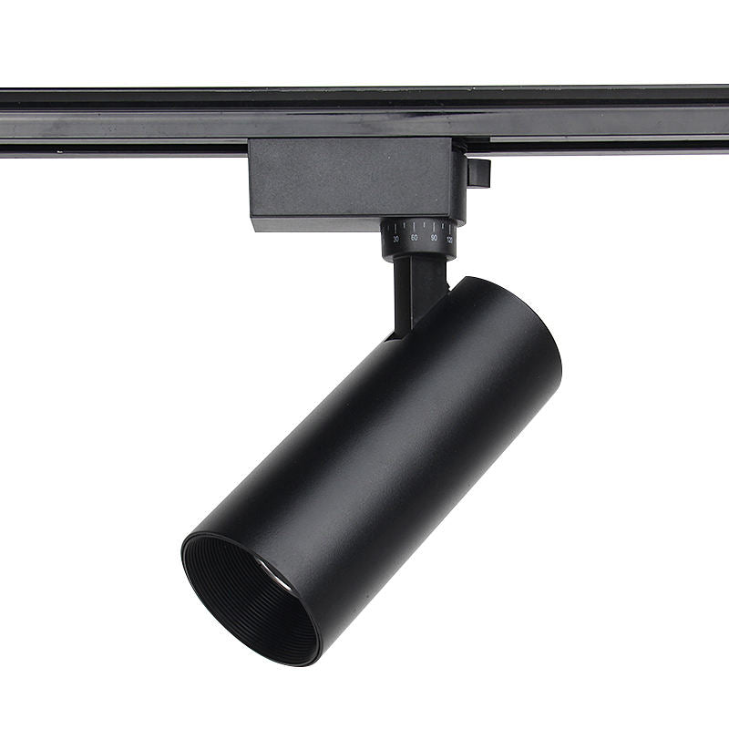 Foco LED direccional para riel con haz ajustable