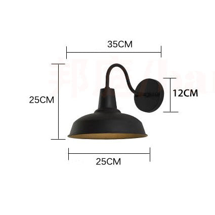 Aplique de pared LED minimalista para exteriores de ABS Novera