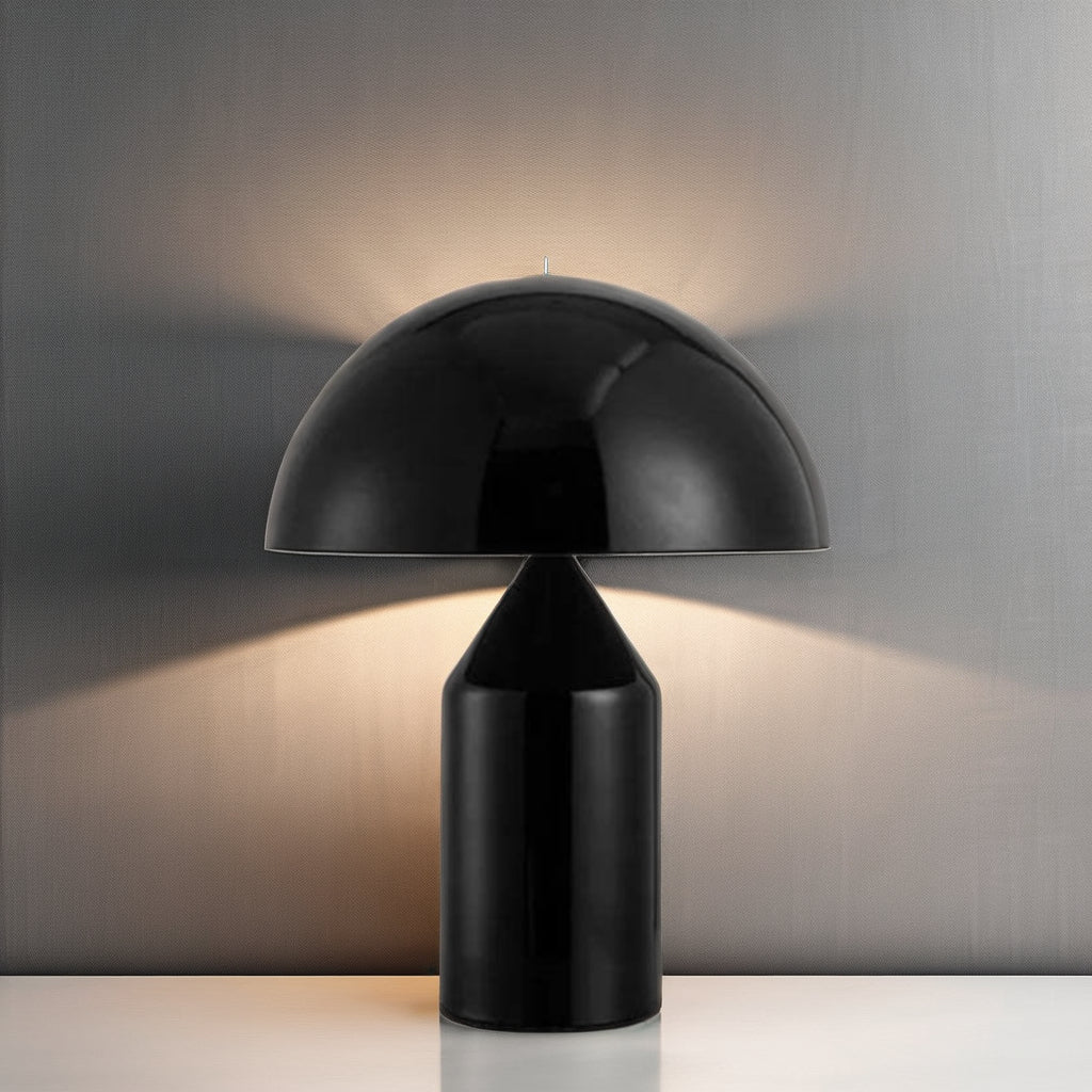 Lámpara de mesa de latón Zephano Mid-Century