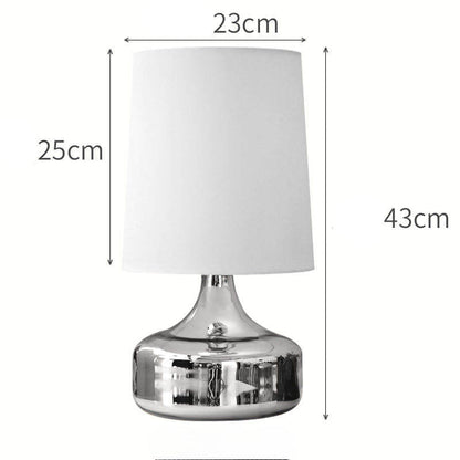 Lámpara de mesa de cerámica Dravena Mid-Century