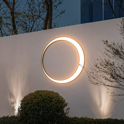 Luz de pared LED moderna impermeable para exteriores