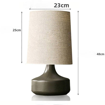 Lámpara de mesa de cerámica Dravena Mid-Century