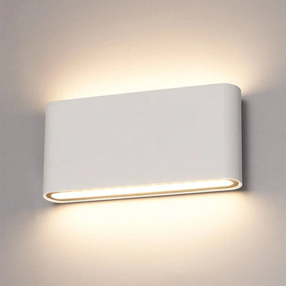 Luz exterior moderna impermeable de arriba hacia abajo