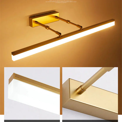 Luz de Pared para Baño con LED – Resistente a Salpicaduras y Perfecta para Iluminar Espejos