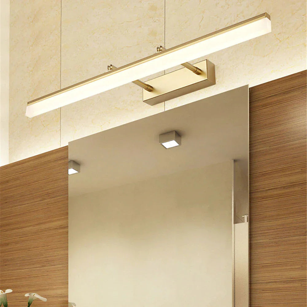 Luz de Pared para Baño con LED – Resistente a Salpicaduras y Perfecta para Iluminar Espejos