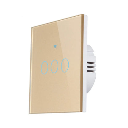 Interruptor táctil inteligente minimalista de vidrio y PC Luvexa