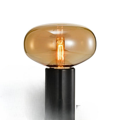 Lámpara de mesa de mármol Yorlan Mid-Century