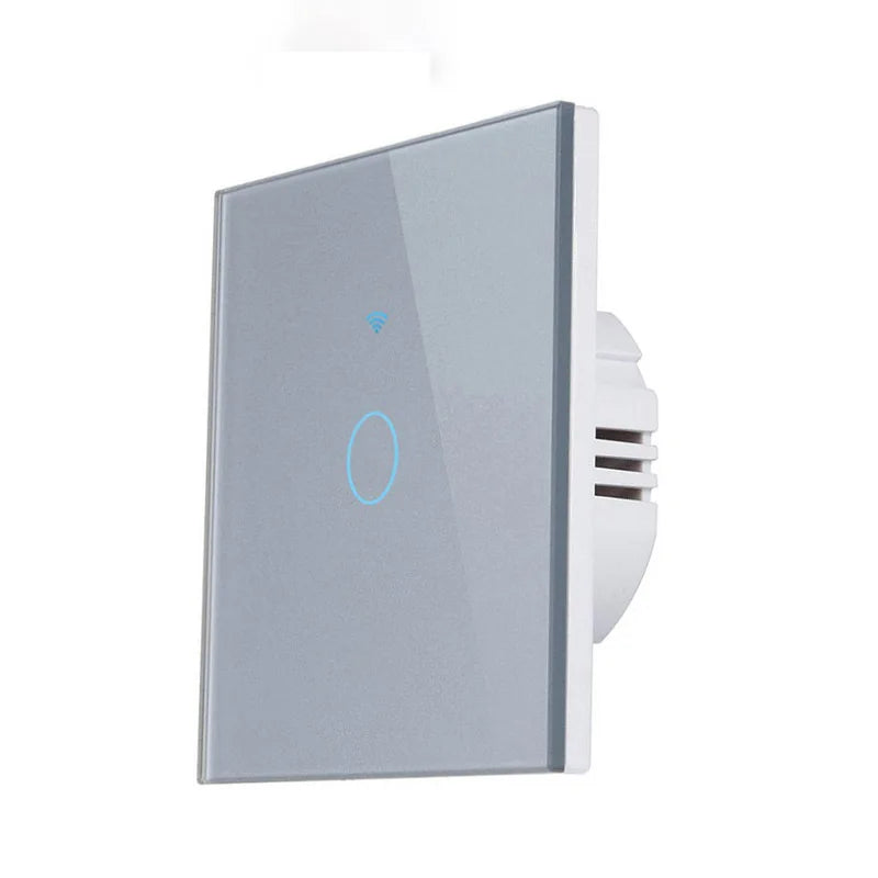 Interruptor táctil inteligente minimalista de vidrio y PC Luvexa