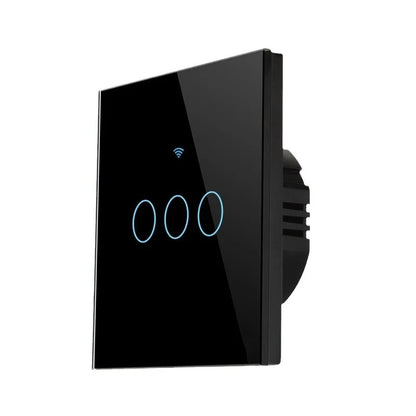 Interruptor táctil inteligente minimalista de vidrio y PC Luvexa