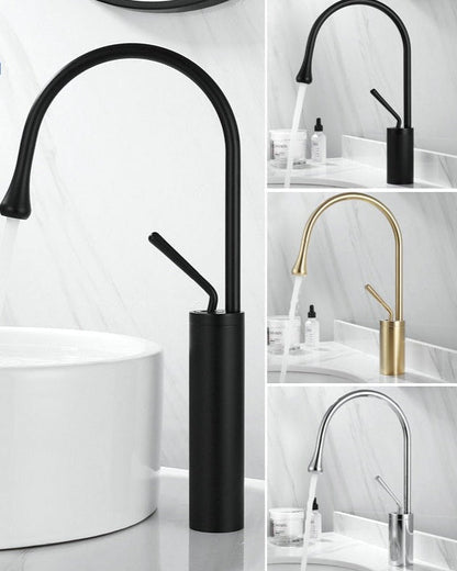 Grifo elegante para lavabo – Diseño moderno y artesanía de alta calidad