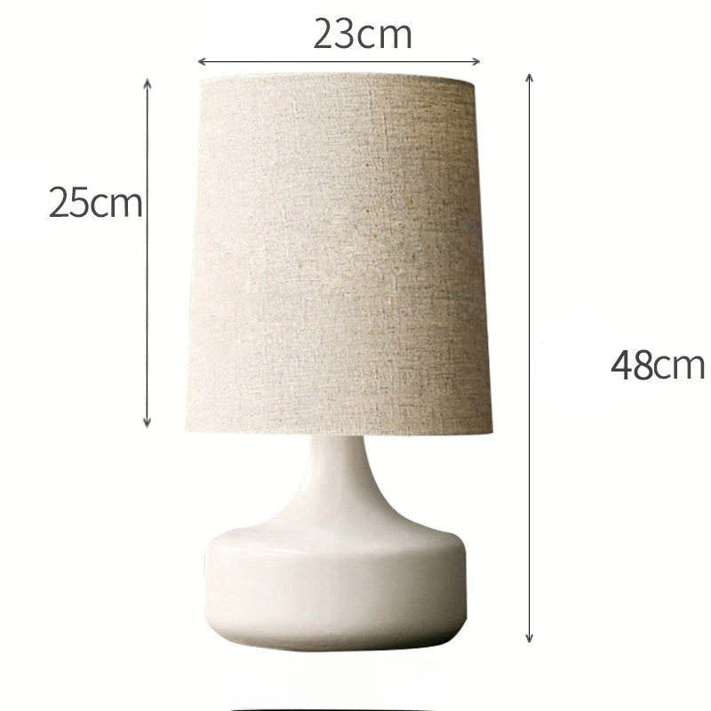 Lámpara de mesa de cerámica Dravena Mid-Century