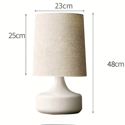 Lámpara de mesa de cerámica Dravena Mid-Century