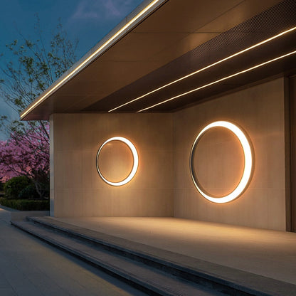Luz de pared LED moderna impermeable para exteriores
