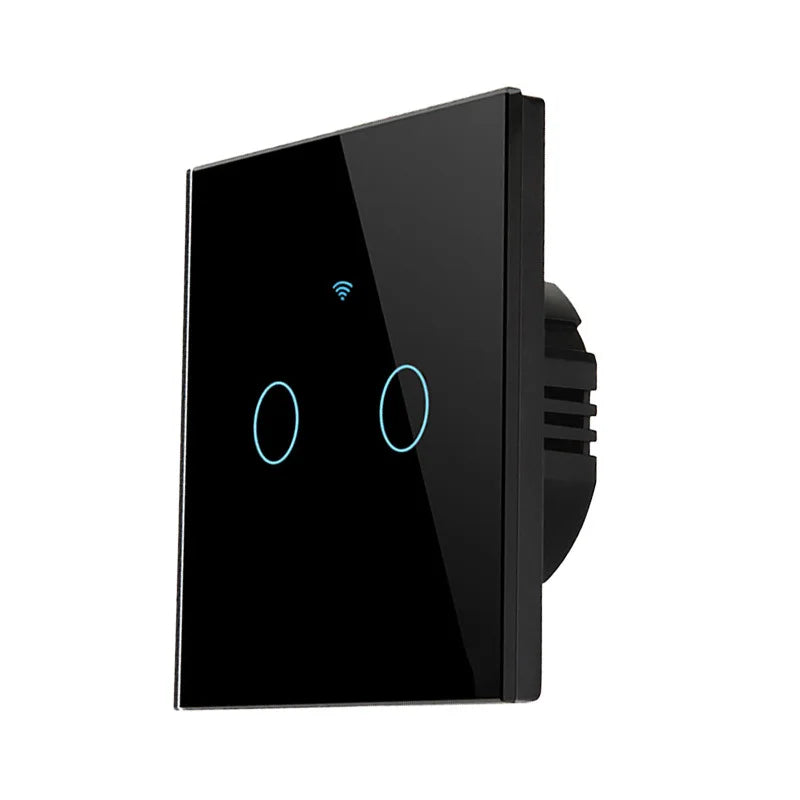 Interruptor táctil inteligente minimalista de vidrio y PC Luvexa