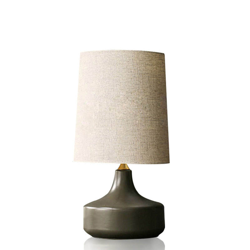 Lámpara de mesa de cerámica Dravena Mid-Century