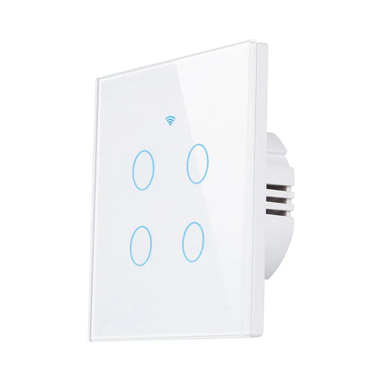 Interruptor táctil inteligente minimalista de vidrio y PC Luvexa