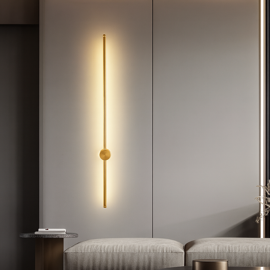 Diseño moderno de luz de pared lineal