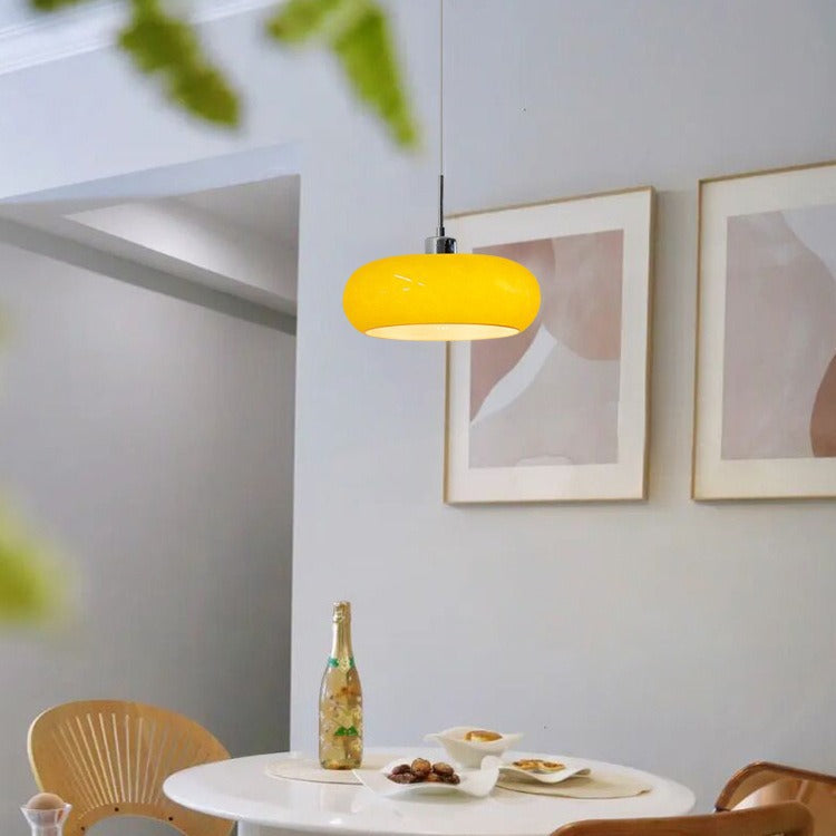 Lámpara colgante geométrica estilo Bauhaus