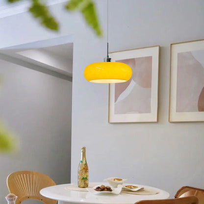 Lámpara colgante geométrica estilo Bauhaus