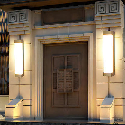 Lámpara de Pared Exterior Moderna e Impermeable