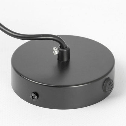 Lámpara colgante de vidrio acanalado retro