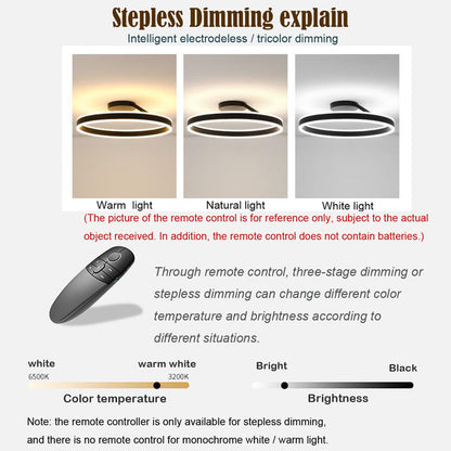 Lámpara de Techo Nórdica Delgada