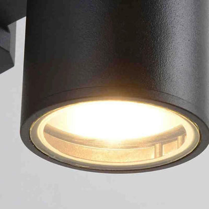 Luz de pared exterior LED moderna impermeable con movimiento hacia arriba y hacia abajo