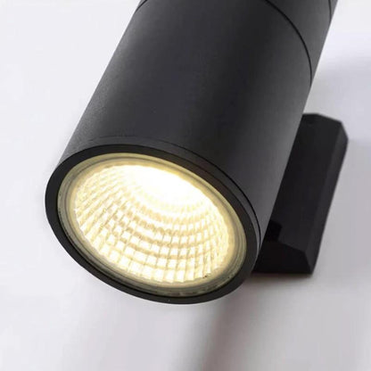 Luz de pared exterior LED moderna impermeable con movimiento hacia arriba y hacia abajo