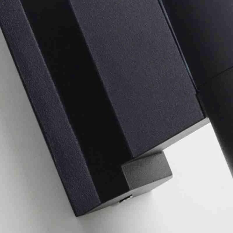 Luz de pared exterior LED moderna impermeable con movimiento hacia arriba y hacia abajo