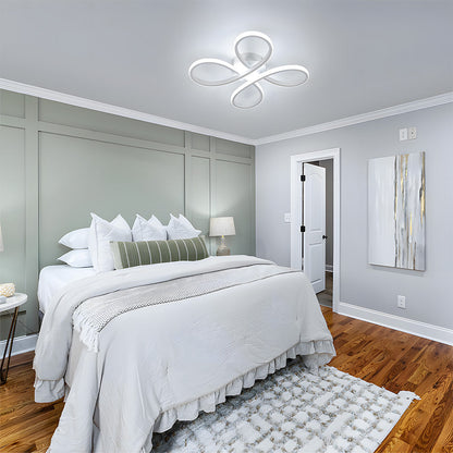 Lámpara de hierro escultórica para dormitorio