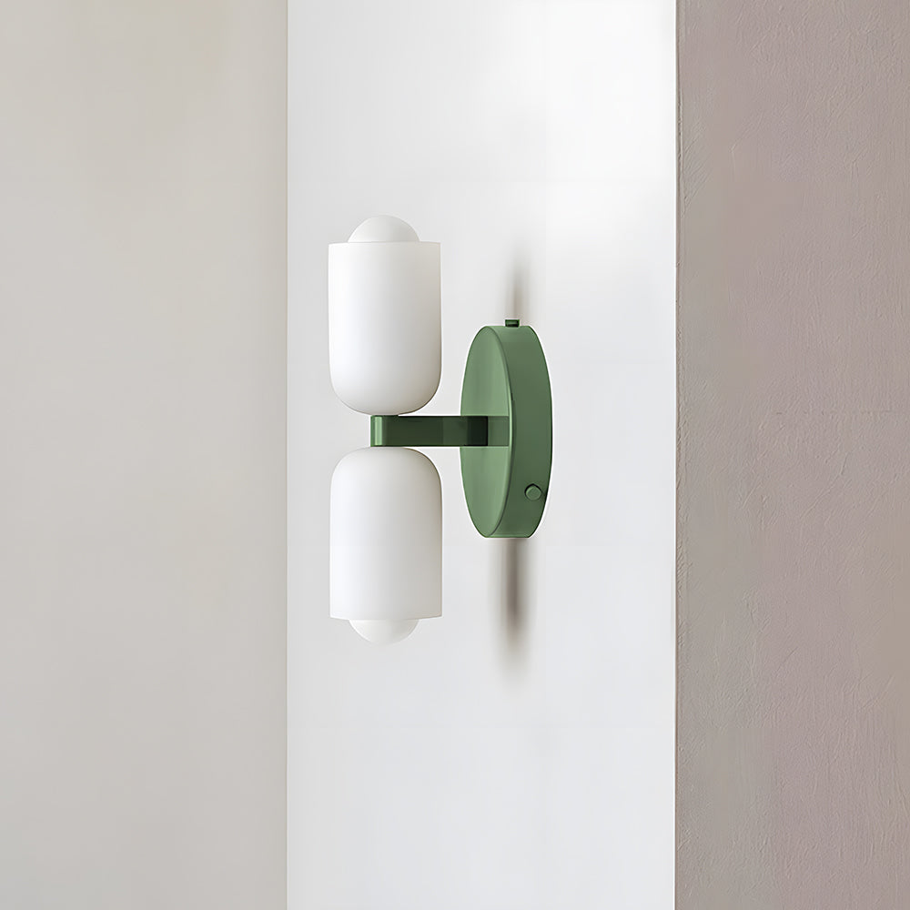 Aplique de pared moderno con doble cabezal