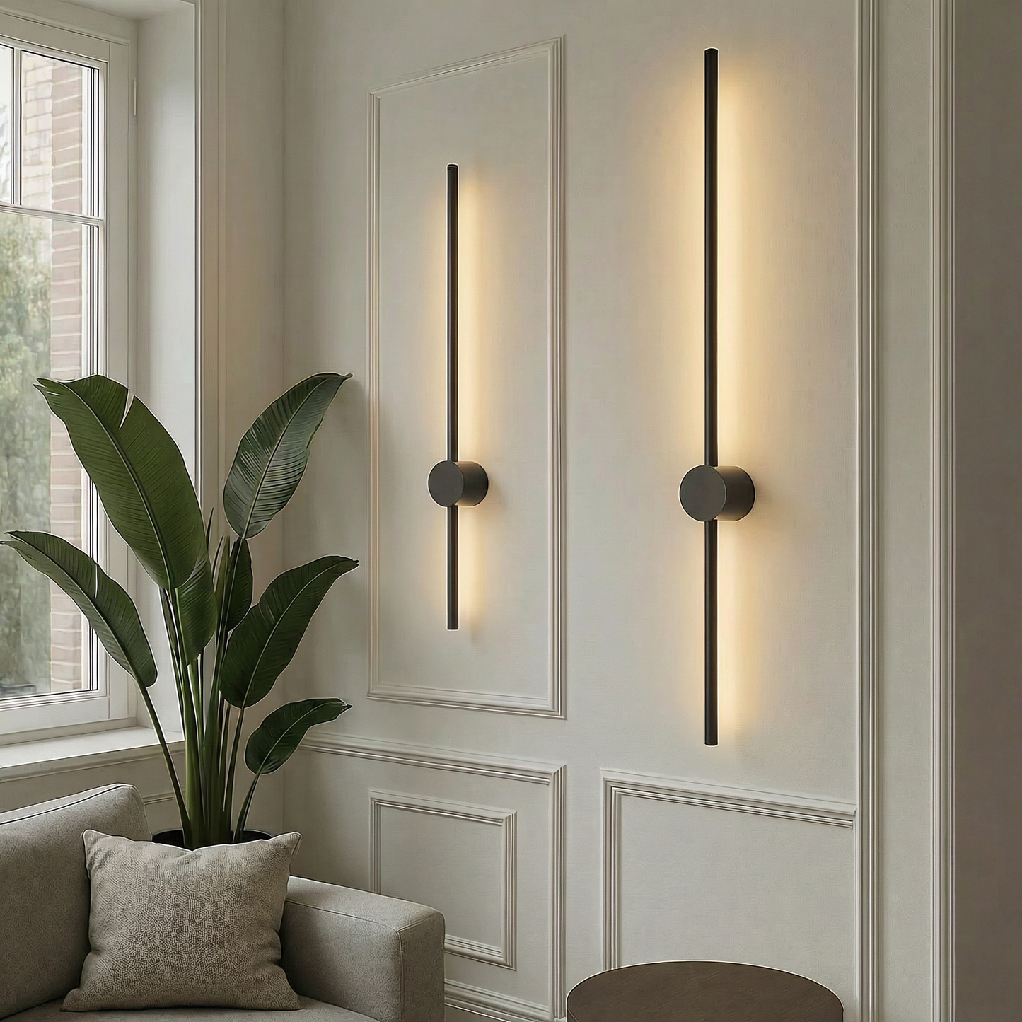Diseño moderno de luz de pared lineal