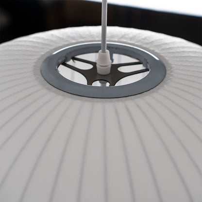 Lámpara colgante de linterna blanca