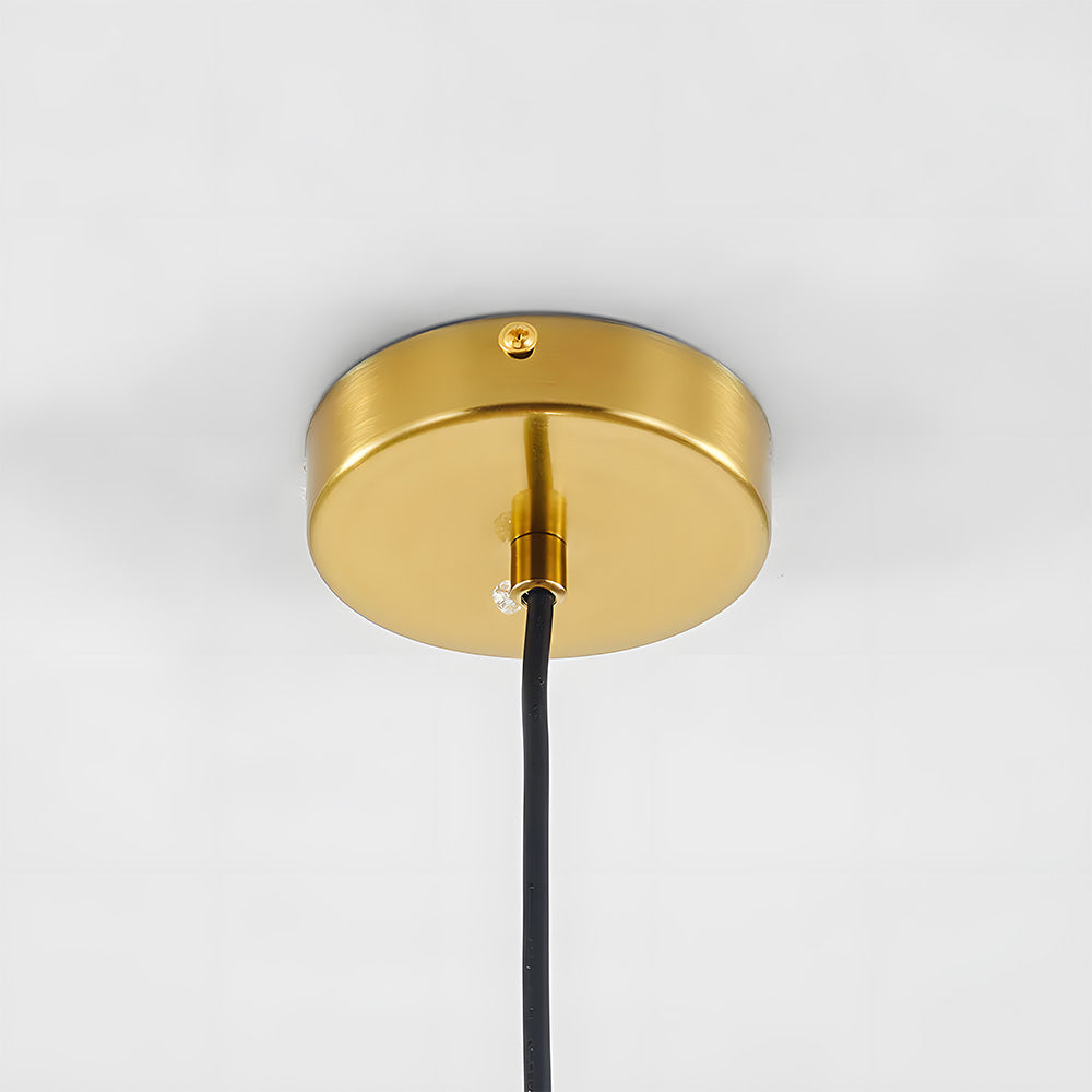 Lámpara colgante de vidrio esférico