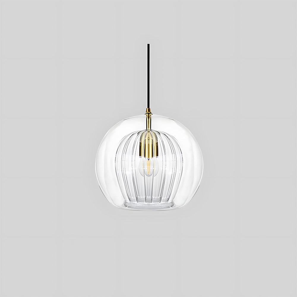 Lámpara colgante de vidrio esférico