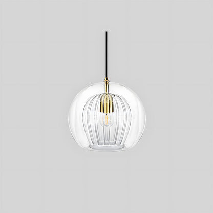 Lámpara colgante de vidrio esférico