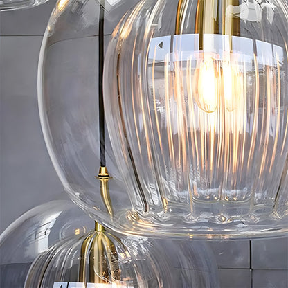 Lámpara colgante de vidrio esférico