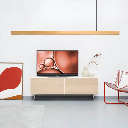 Lámpara colgante moderna de madera escandinava
