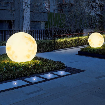 Luz solar de jardín diseño luna