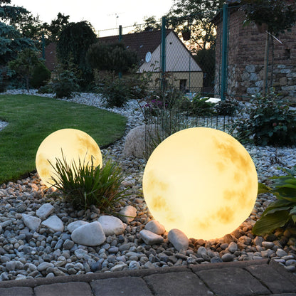Luz solar de jardín diseño luna