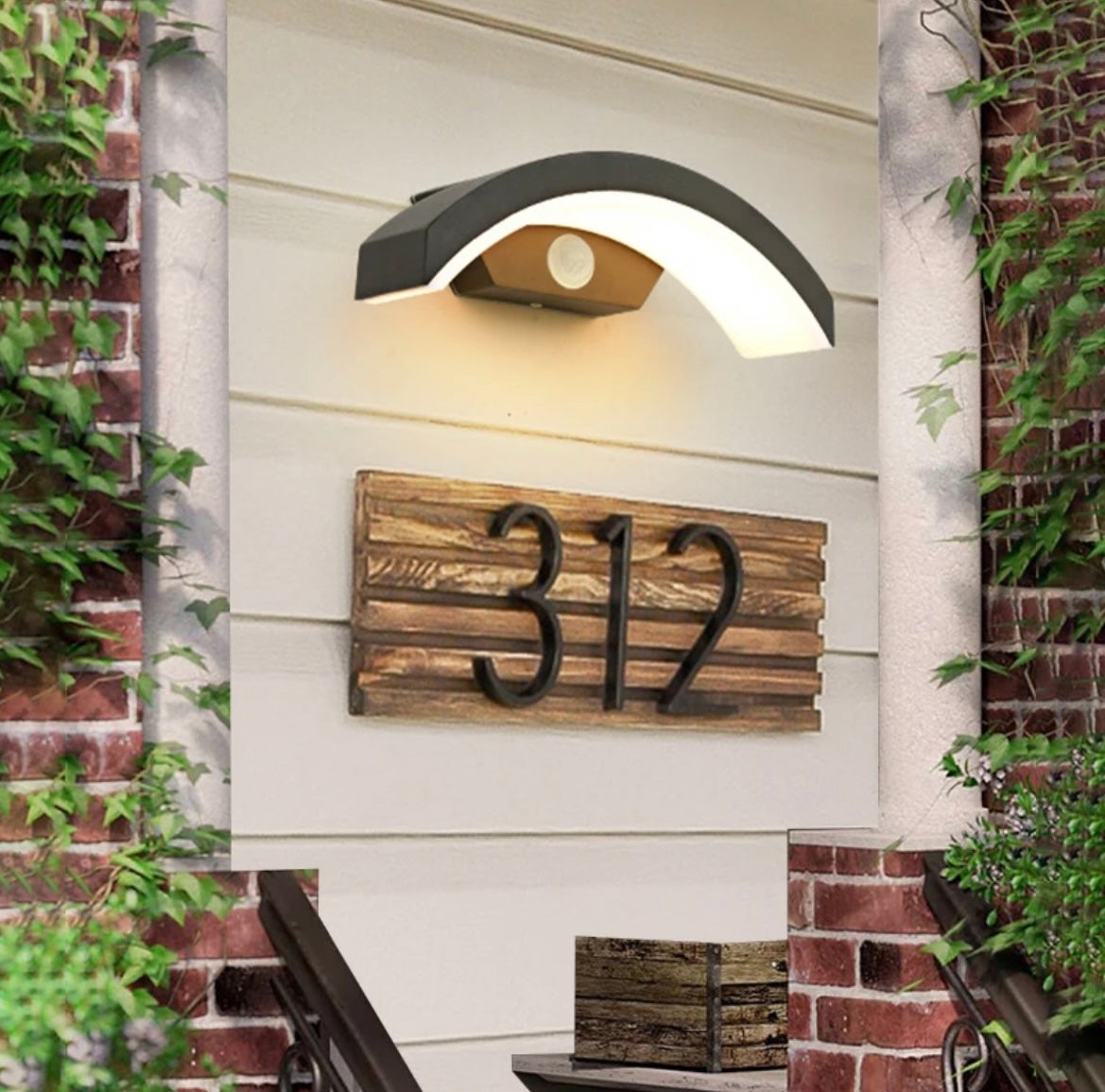 Luz de pared LED inteligente para exteriores