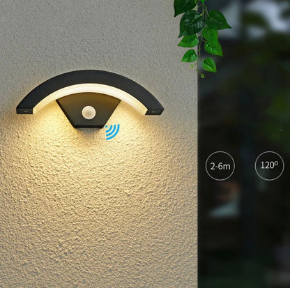 Luz de pared LED inteligente para exteriores