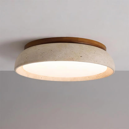 Lámpara de techo LED moderna de travertino