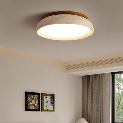 Lámpara de techo LED moderna de travertino