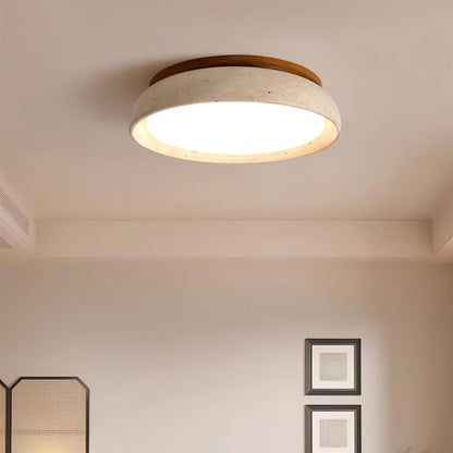 Lámpara de techo LED moderna de travertino